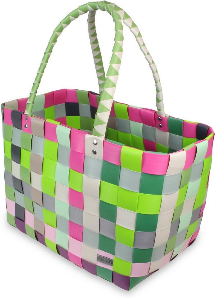 normani Einkaufskorb Einkaufskorb Einkaufstasche aus Kunststoff, 20 l, Flechtkorb aus pflegeleichtem Material – Bild 2 von 5