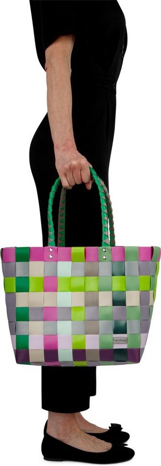 normani Einkaufskorb Einkaufskorb Einkaufstasche aus Kunststoff, 20 l, Flechtkorb aus pflegeleichtem Material – Bild 3 von 5