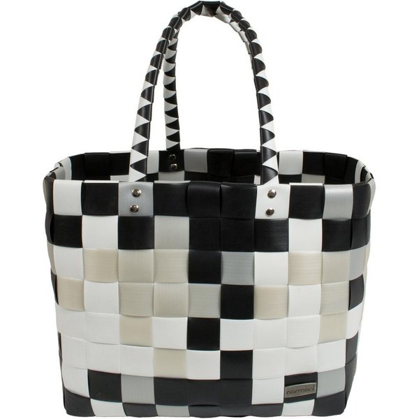 normani Einkaufskorb Einkaufskorb Einkaufstasche aus Kunststoff, 20 l, Flechtkorb aus pflegeleichtem Material