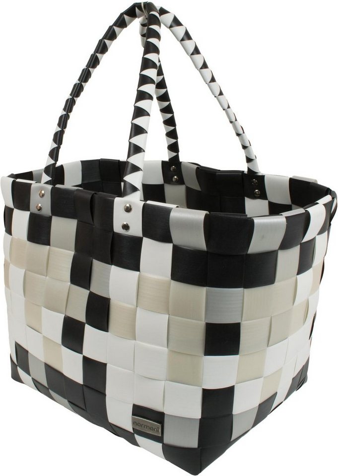 normani Einkaufskorb Einkaufskorb Einkaufstasche aus Kunststoff, 20 l, Flechtkorb aus pflegeleichtem Material – Bild 2 von 5