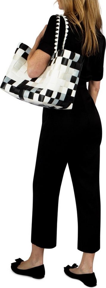 normani Einkaufskorb Einkaufskorb Einkaufstasche aus Kunststoff, 20 l, Flechtkorb aus pflegeleichtem Material – Bild 4 von 5