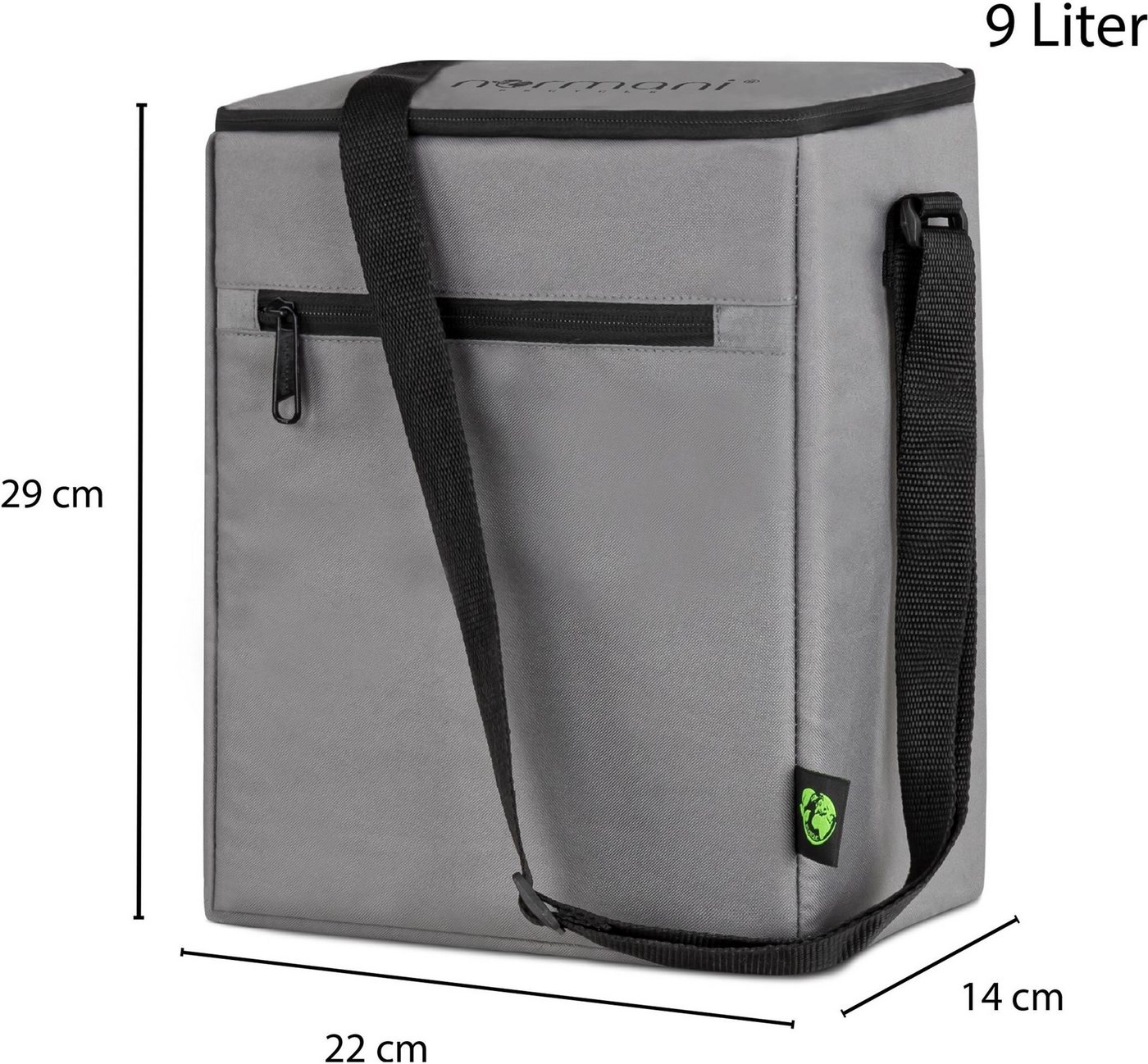 normani Einkaufskorb Einkaufstasche mit kleiner Kühltasche, 20 l, Einkaufstasche mit kleine Kühlbox – Bild 5 von 5
