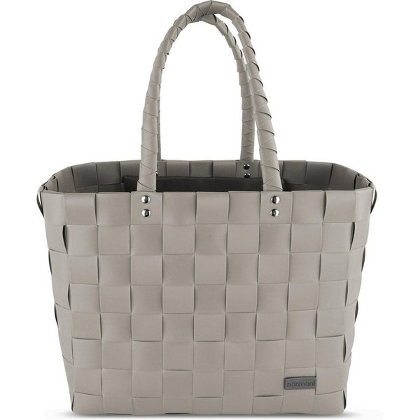normani Einkaufskorb Flecht-/Einkaufskorb mit Innentasche, 20 l, stabiler Shopper mit Innentasche
