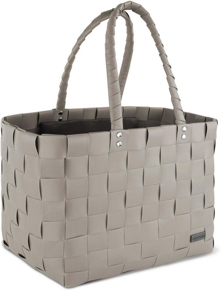 normani Einkaufskorb Flecht-/Einkaufskorb mit Innentasche, 20 l, stabiler Shopper mit Innentasche – Bild 2 von 5