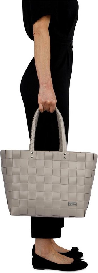 normani Einkaufskorb Flecht-/Einkaufskorb mit Innentasche, 20 l, stabiler Shopper mit Innentasche – Bild 5 von 5