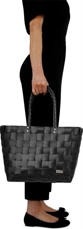 normani Einkaufskorb Flecht-/Einkaufskorb mit Innentasche, 20 l, stabiler Shopper mit Innentasche – Bild 5 von 5