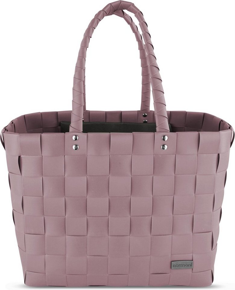 normani Einkaufskorb Flecht-/Einkaufskorb mit Innentasche, 20 l, stabiler Shopper mit Innentasche – Bild 2 von 5