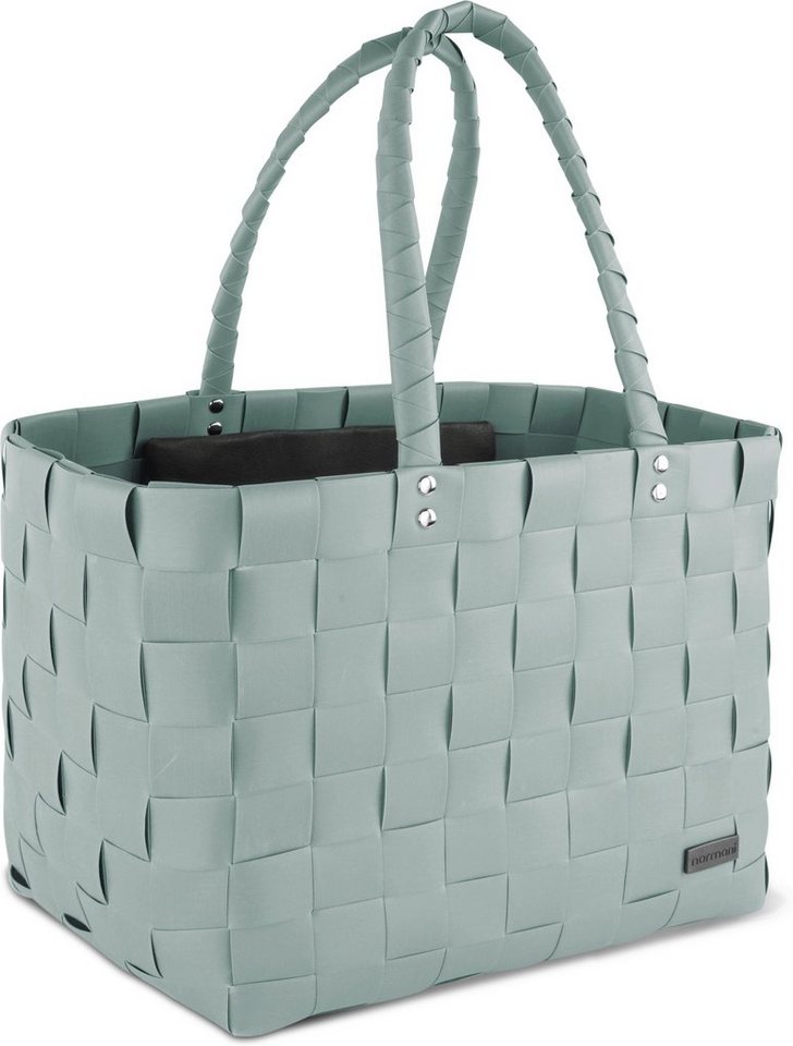 normani Einkaufskorb Flecht-/Einkaufskorb mit Innentasche, 20 l, stabiler Shopper mit Innentasche – Bild 2 von 5