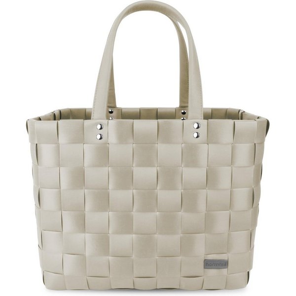 normani Einkaufskorb Einkaufskorb mit PU-Henkeln, 20 l, pflegeleichtes Material