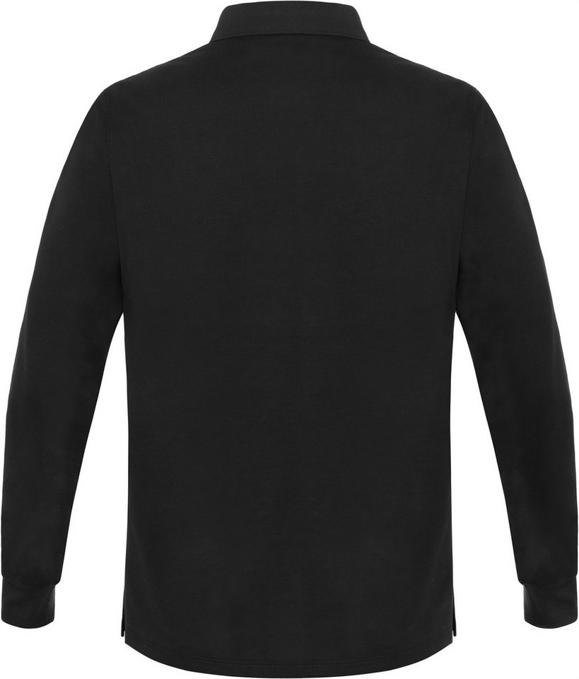 normani Langarmshirt Herren Langarm Poloshirt Lyroe Basic Polo Longsleeve Shirt für Männer – Bild 3 von 5