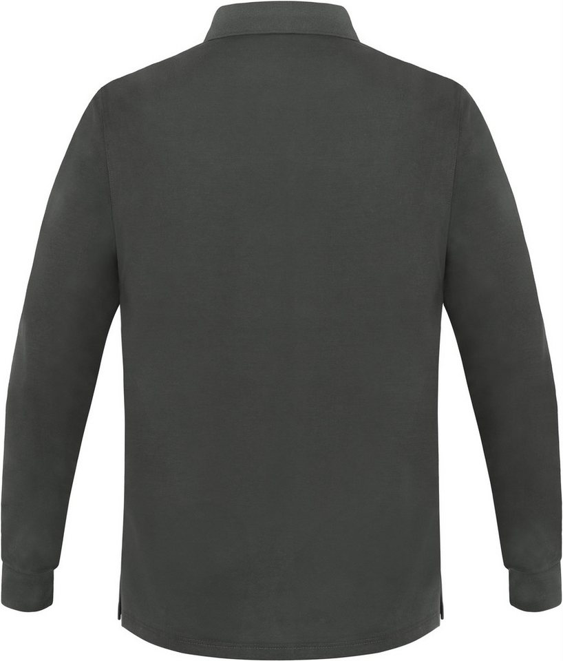 normani Langarmshirt Herren Langarm Poloshirt Lyroe Basic Polo Longsleeve Shirt für Männer – Bild 3 von 5