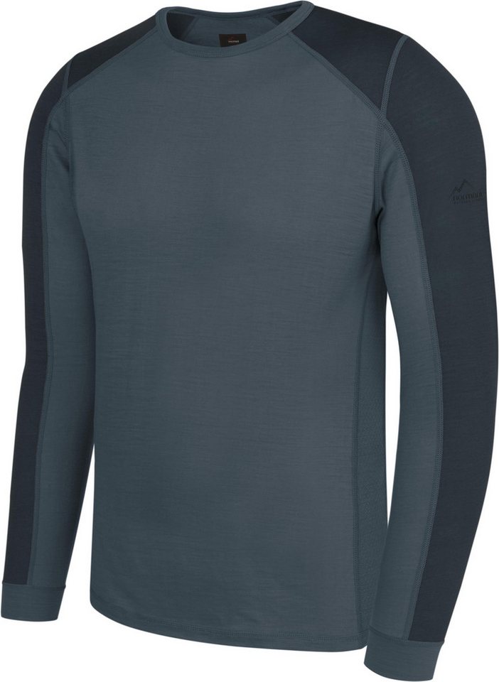 normani Langarmshirt Herren Merino Langarm Devonport Ultraleichtes Outdoor Sommer Shirt - 100 % RWS Merinowolle – Bild 2 von 5