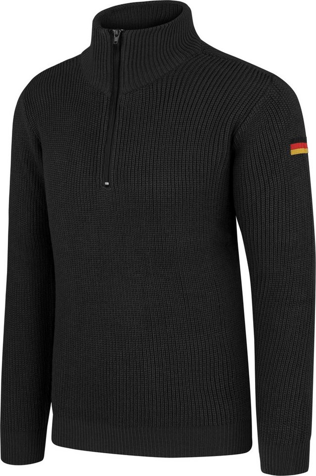 normani Langarmshirt Herren Troyer-Pullover Höntrup Bundeswehr Winterpullover BW Langarm Marinepullover Strickpullover – Bild 2 von 4