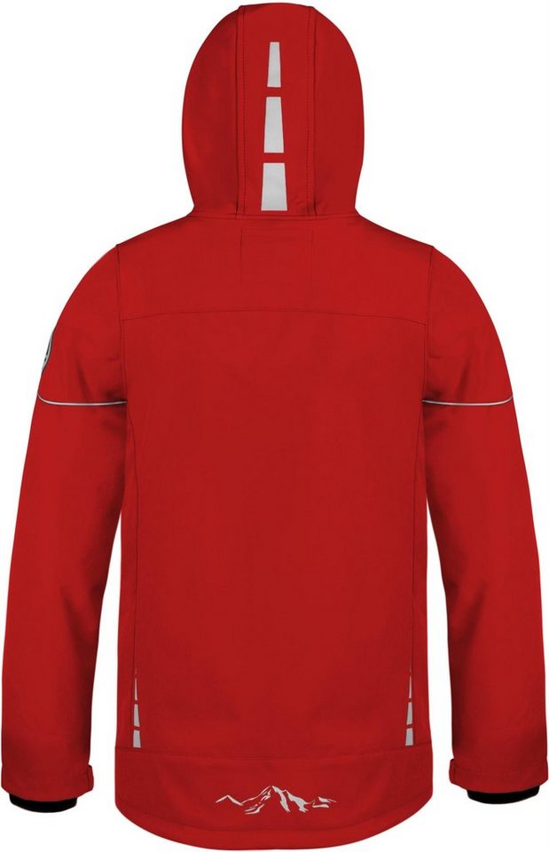 normani Regenjacke Kinder Softshelljacke Galway Wasserdichte Winterjacke Regenjacke mit Fleecefutter Kinderjacke – Bild 4 von 4
