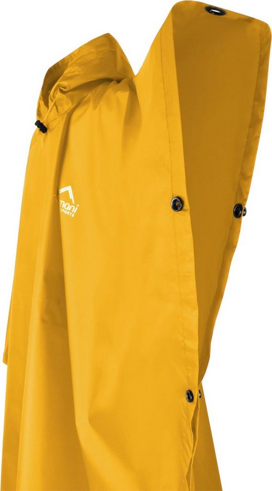 normani Regenponcho Ripstop Regenponcho Derry Wasserdichtes Regencape - Wassersäule: 6.000 mm – Bild 4 von 5