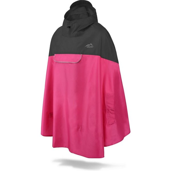 normani Regenponcho Unisex Regenponcho wasserdicht Cherrapunji mit Kapuze - 12000 mm Wassersäule - 3M™-Reflektor