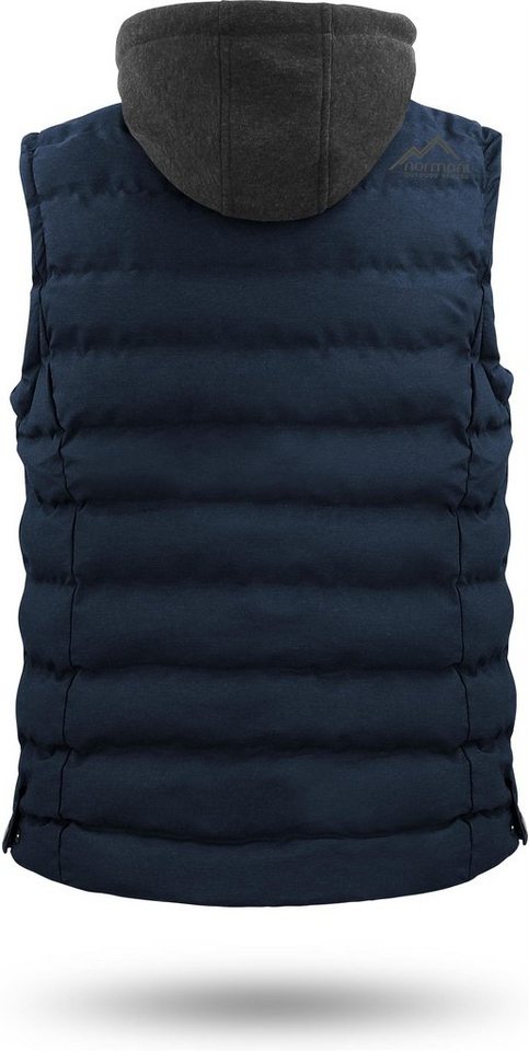 normani Steppweste Herren Winter-Steppweste Nanaimo Wattierte Winterweste - winddichter Bodywarmer Weste mit Kapuze – Bild 4 von 5