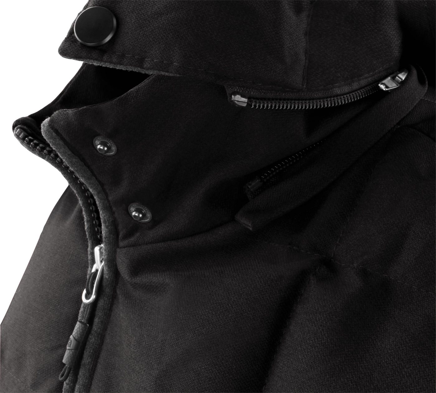 normani Steppweste Herren Winter-Steppweste Tropez Wattierte Winterweste – winddichte Outdoor Weste mit Kapuze – Bild 4 von 5