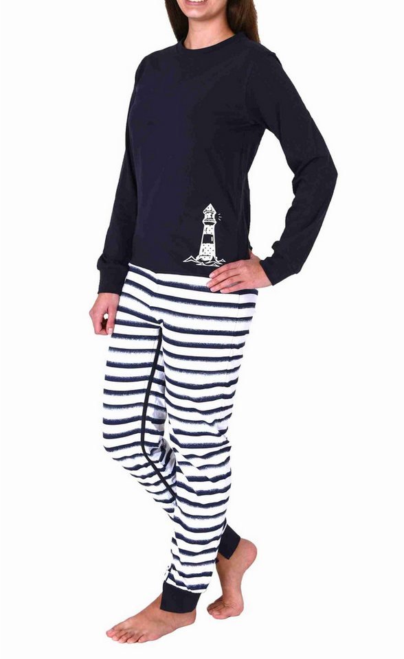 Normann Pyjama Damen Pflegeoverall langarm mit Reißverschluss am Rücken + Bein – Bild 2 von 5