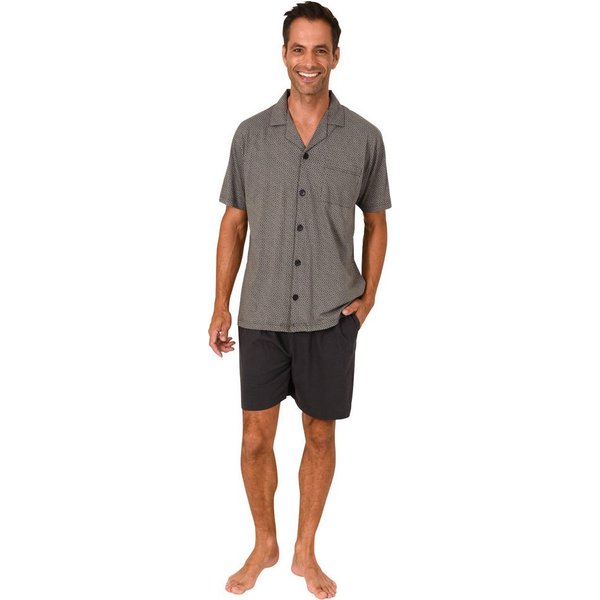 Normann Shorty Herren-Shorty Single-Jersey gemustert