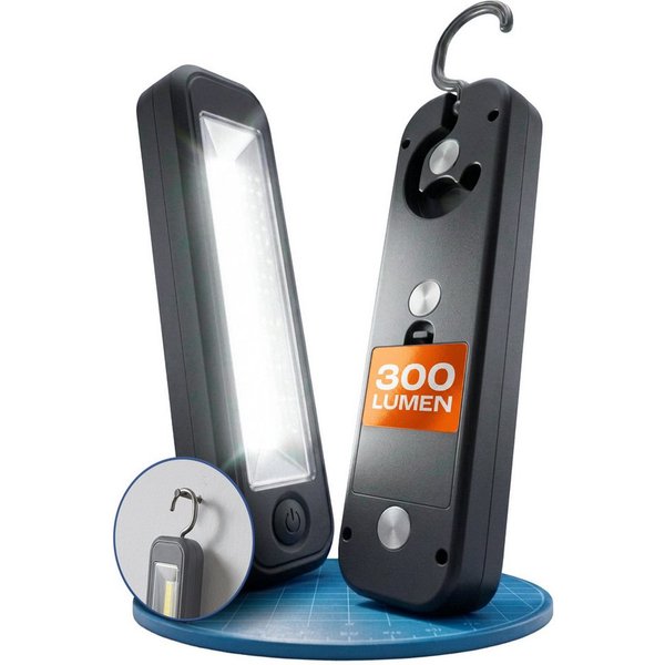 Northpoint LED Arbeitsleuchte Arbeitslampe Stableuchte Werkstattlampe Batterie Magnet Haken
