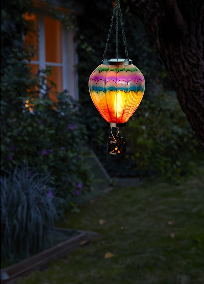 Northpoint LED Gartenleuchte Heißluftballon Windlicht Außenbereich Garten – Bild 4 von 5