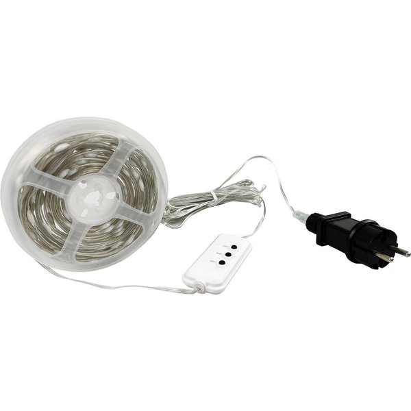 Northpoint LED-Lichterkette LED Effektlichterkette mit Musiksensor 100 LEDs IP44 10m lang Timer