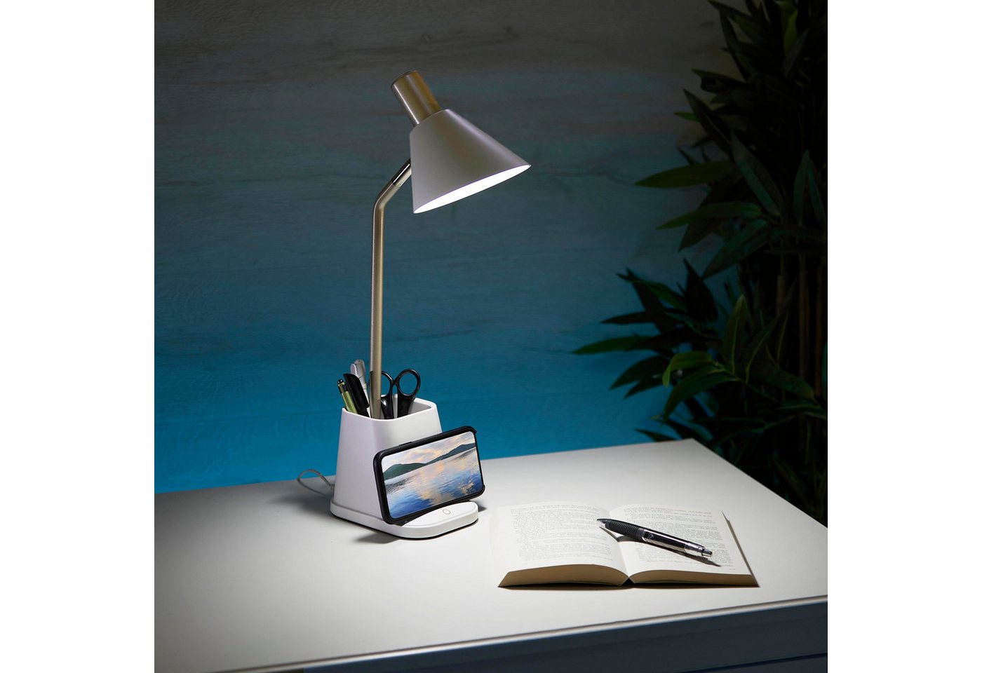 Northpoint LED Schreibtischlampe Dimmbar mit Wireless Charging & Farbtemperaturwechsel – Bild 4 von 5