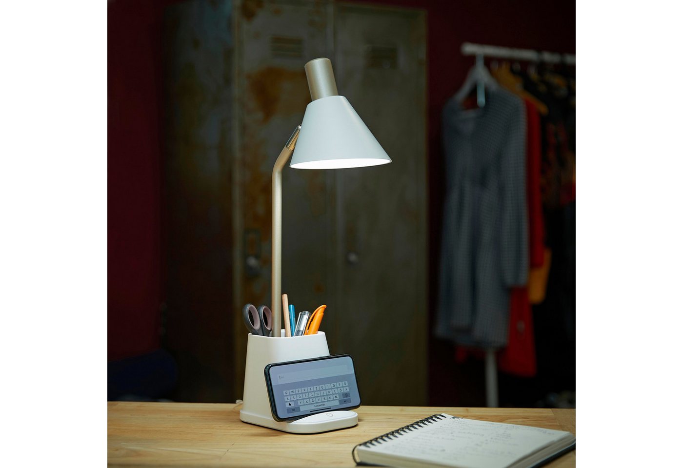 Northpoint LED Schreibtischlampe Dimmbar mit Wireless Charging & Farbtemperaturwechsel – Bild 5 von 5