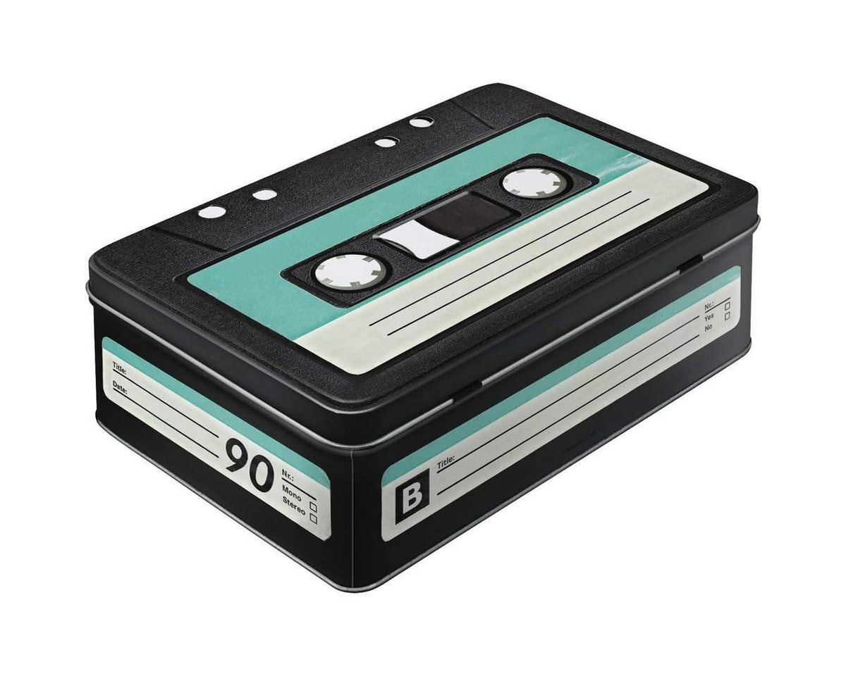 Nostalgic-Art Keksdose Vorratsdose Kaffeedose Frischhaltedose - Retro Cassette – Bild 2 von 5