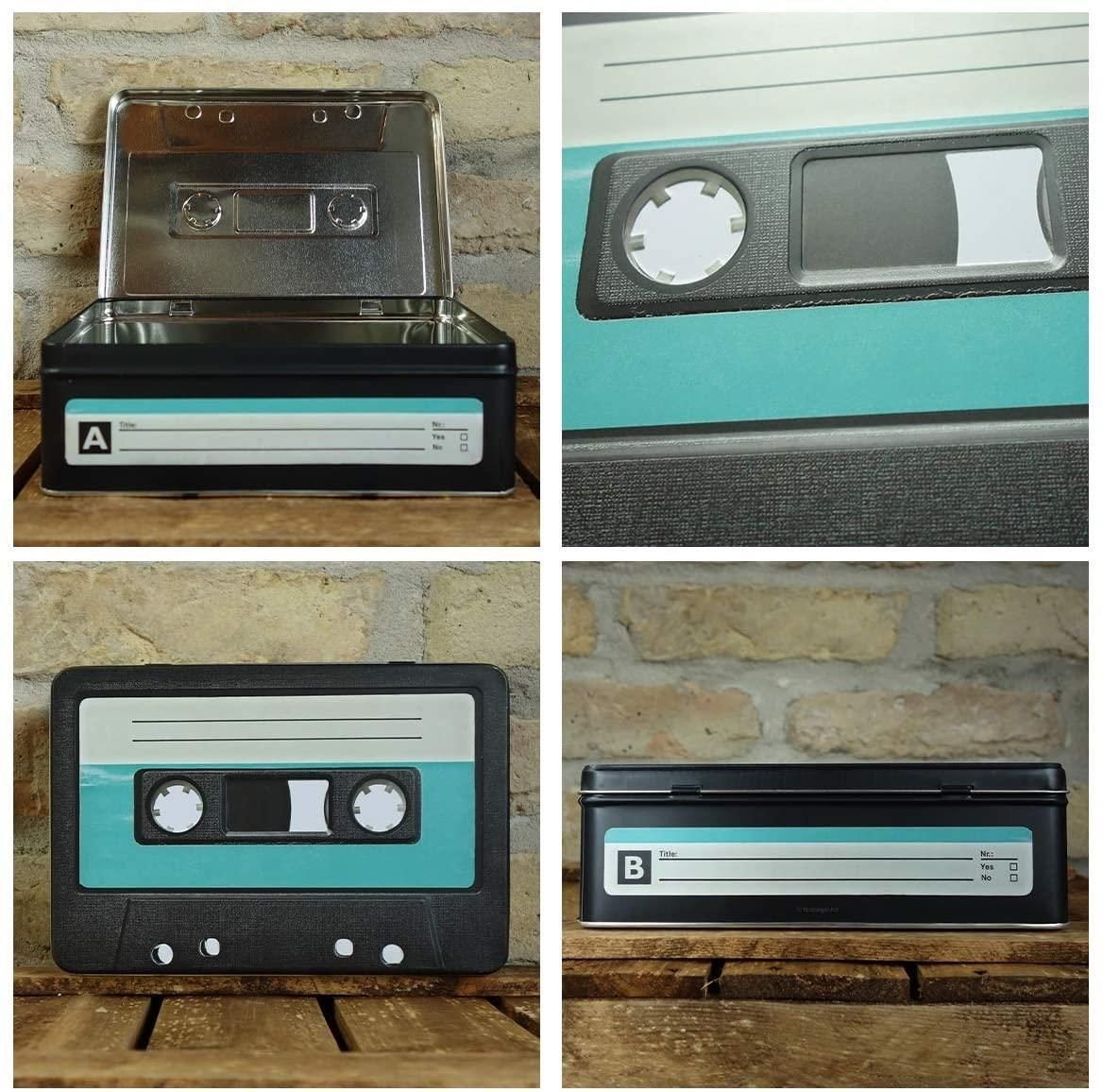 Nostalgic-Art Keksdose Vorratsdose Kaffeedose Frischhaltedose - Retro Cassette – Bild 4 von 5