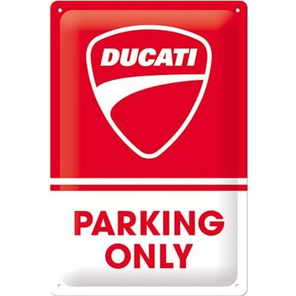 Nostalgic-Art Metallschild Blechschild 20 x 30cm - Ducati - Parking Only