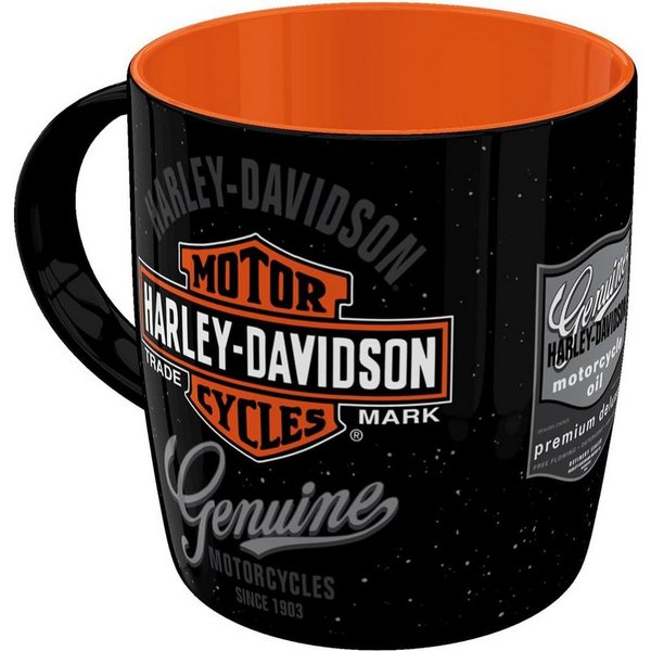 Nostalgic-Art Tasse Kaffeetasse - Harley-Davidson – Genuine Logo