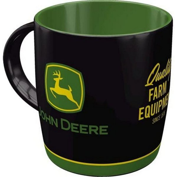 Nostalgic-Art Tasse Kaffeetasse - John Deere - Logo Black