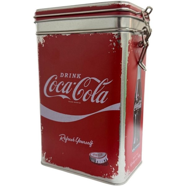 Nostalgic-Art Vorratsdose Aufbewahrungsdose COCA-COLA 1,3 Liter Vorratsdose Kaffeedose Müslidos, Edelstahl, (1-tlg)