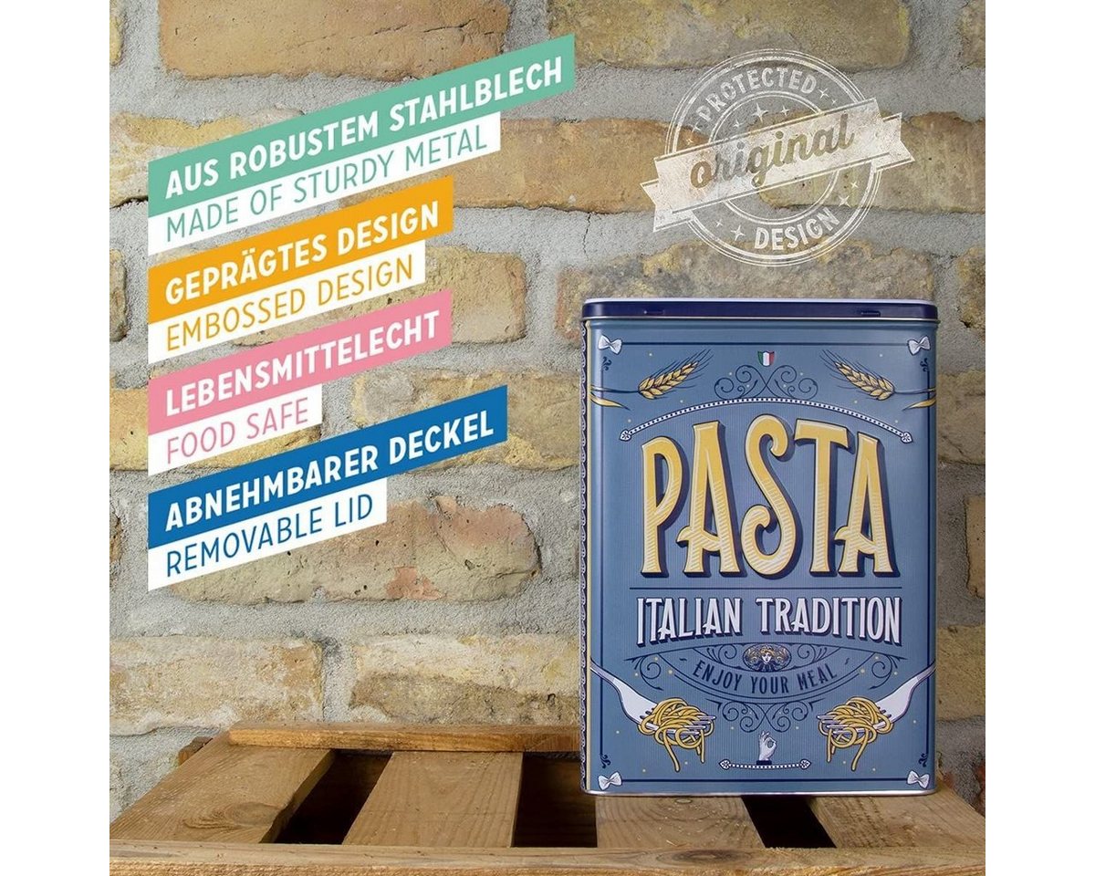 Nostalgic-Art Vorratsdose Blechdose Vorratsdose Kaffeedose - Pasta – Bild 4 von 4