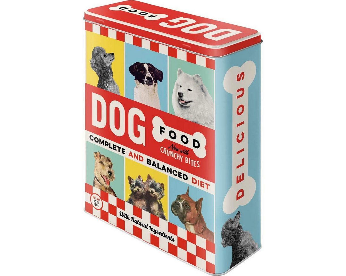 Nostalgic-Art Vorratsdose Metall Vorrats-, Blech-, Kaffee-, Frischhaltedose - Dog Food – Bild 2 von 5