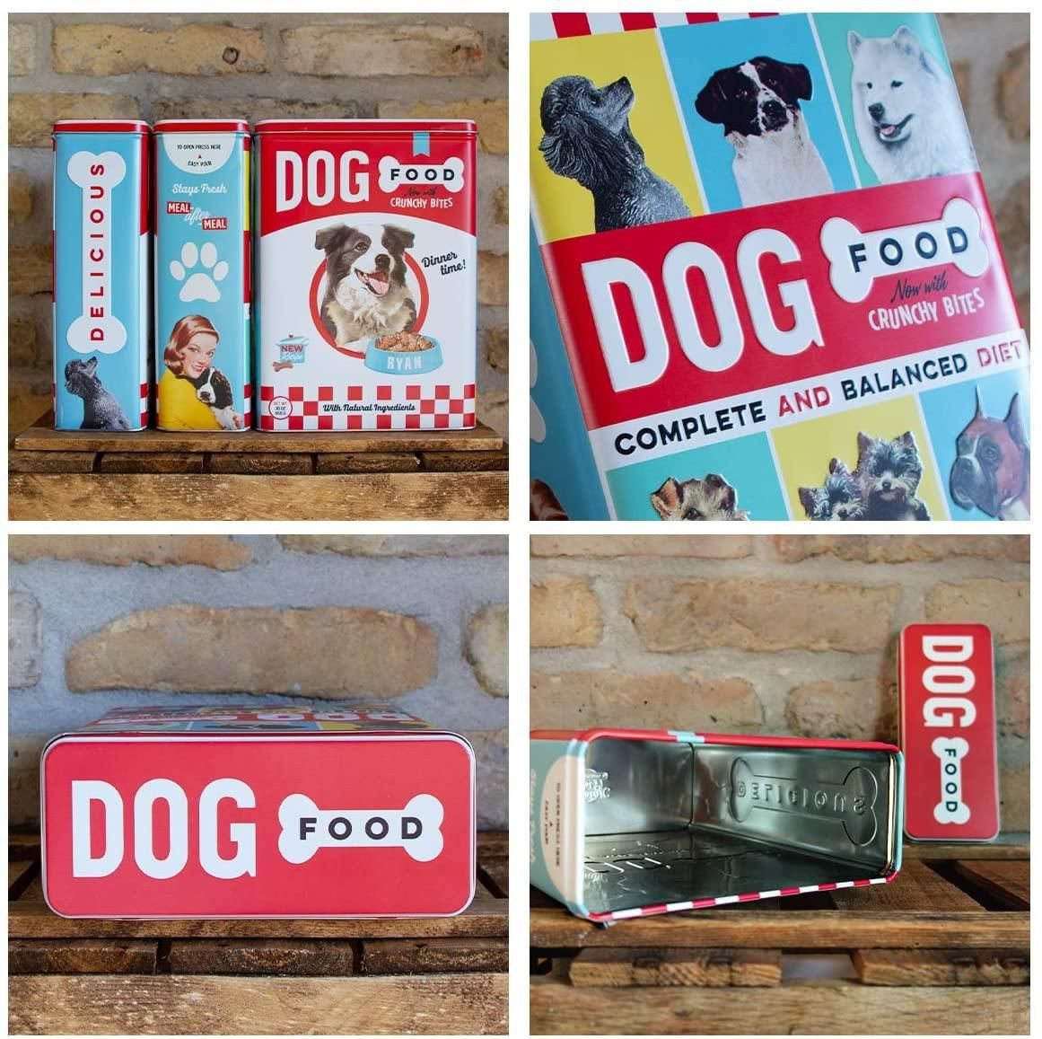 Nostalgic-Art Vorratsdose Metall Vorrats-, Blech-, Kaffee-, Frischhaltedose - Dog Food – Bild 4 von 5