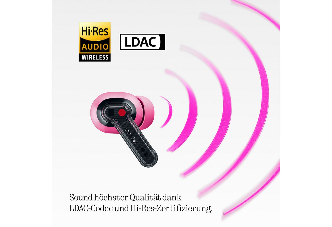 NOTHING Ear (3a) wireless In-Ear-Kopfhörer (Active Noise Cancelling (ANC), Bluetooth) – Bild 3 von 5