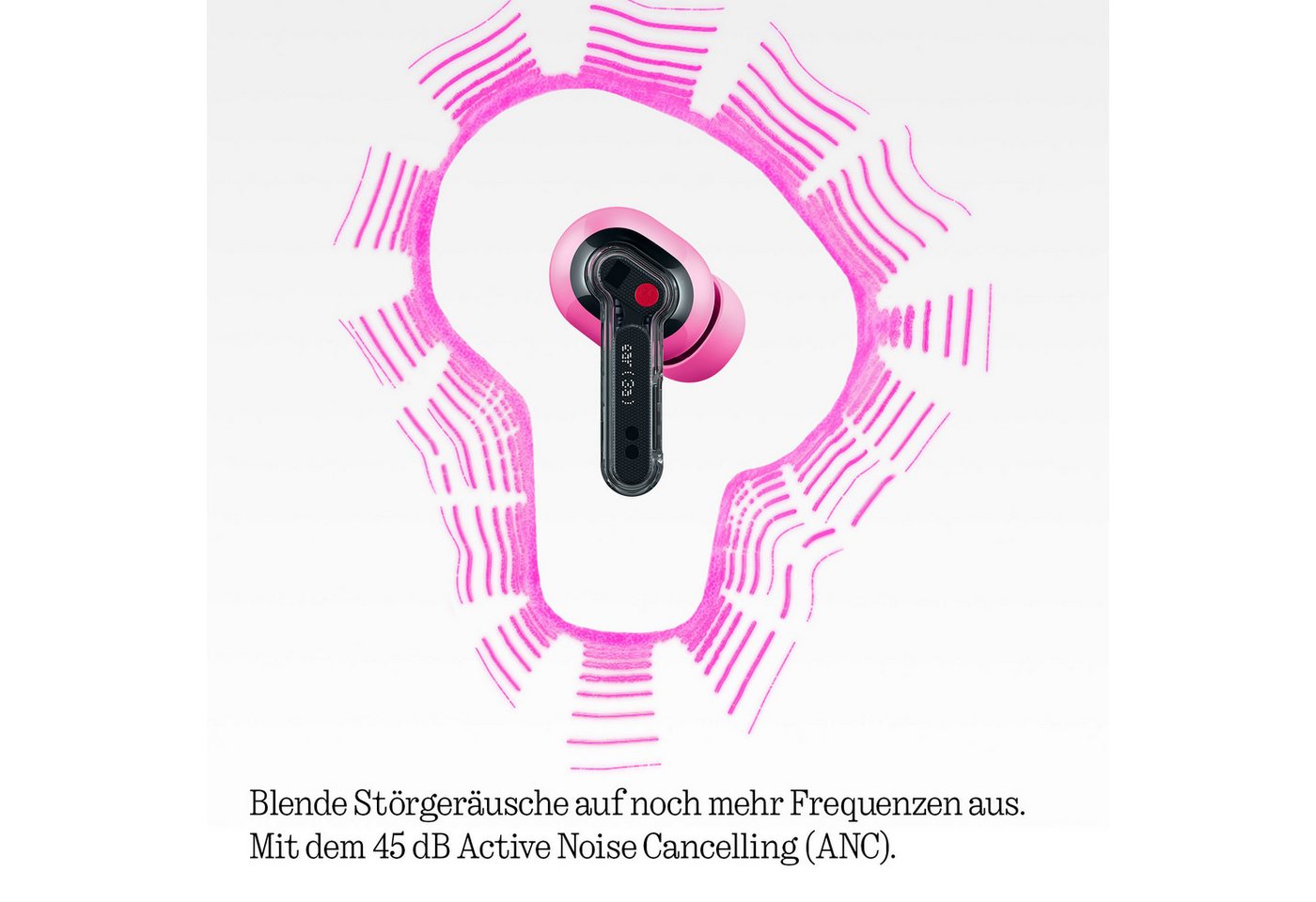 NOTHING Ear (3a) wireless In-Ear-Kopfhörer (Active Noise Cancelling (ANC), Bluetooth) – Bild 4 von 5