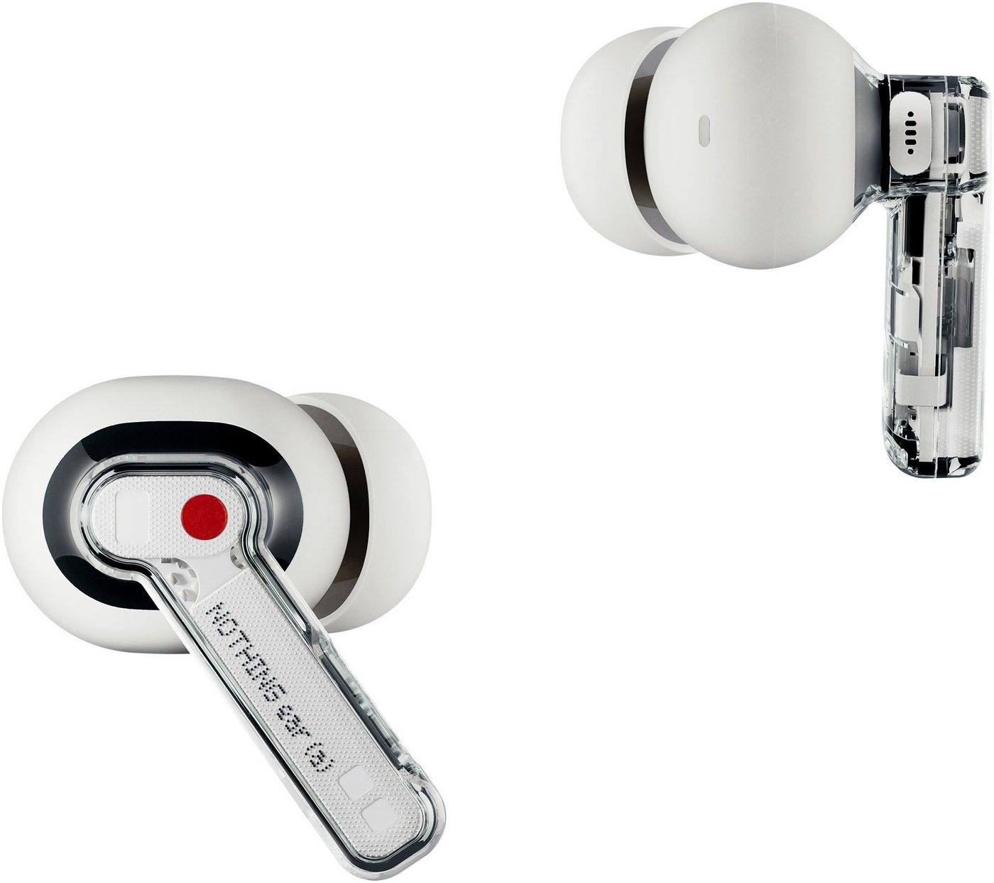 NOTHING Ear (a) wireless In-Ear-Kopfhörer (Active Noise Cancelling (ANC), Hi-Res, LED Ladestandsanzeige, Transparenzmodus, Bluetooth) – Bild 3 von 5
