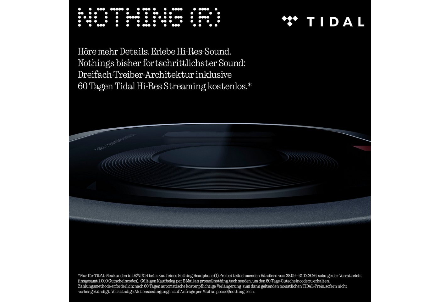 NOTHING Headphone (1) Pro Over-Ear-Kopfhörer (Active Noise Cancelling (ANC), Bluetooth) – Bild 5 von 5