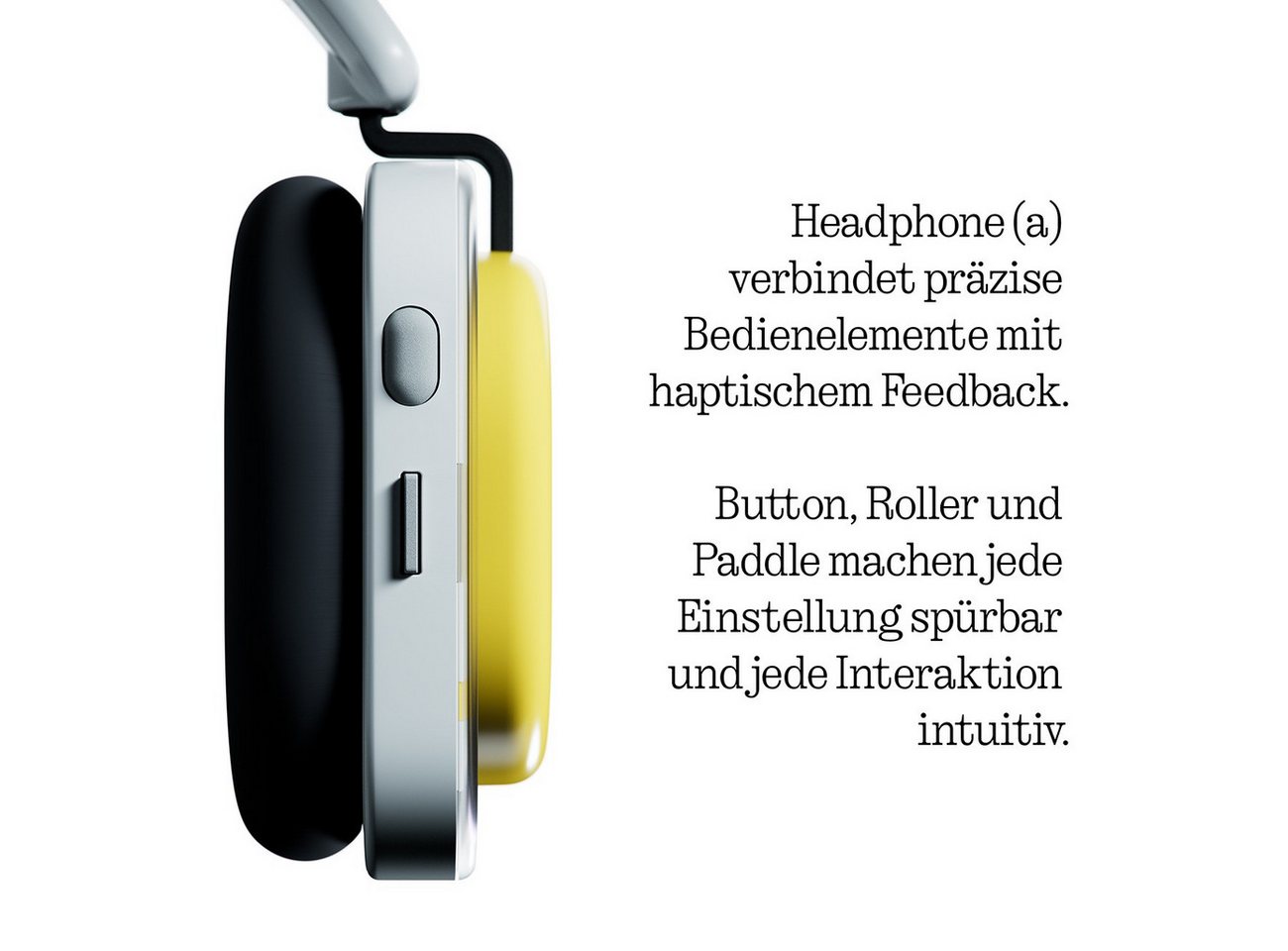 NOTHING Headphone (a) Over-Ear-Kopfhörer (Geräuschreduktion, Individuell belegbare Roller, Kraftvoller Hi-Res Sound mit LDAC) – Bild 5 von 5