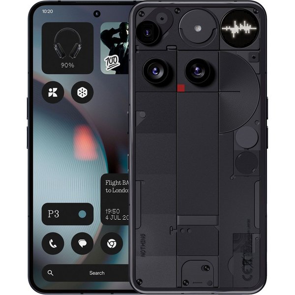 NOTHING Phone (3) Smartphone (16,94 cm/6,67 Zoll, 256 GB Speicherplatz, 50 MP Kamera)