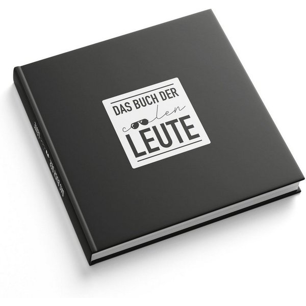 itenga Notizbuch itenga Gästebuch "Das Buch der coolen Leute" Freundebuch 88 Seiten 21x