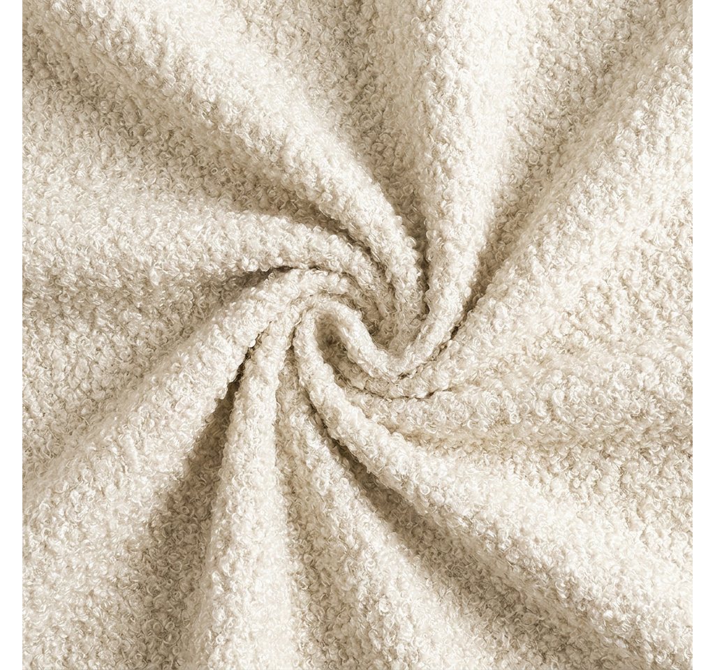 novely® Stoff CENTRO Bouclé Polsterstoff, Weich, pflegeleicht & robust, Wasser- und schmutzabweisend, voluminös, langlebig, Meterware, 1lfm – Bild 4 von 5