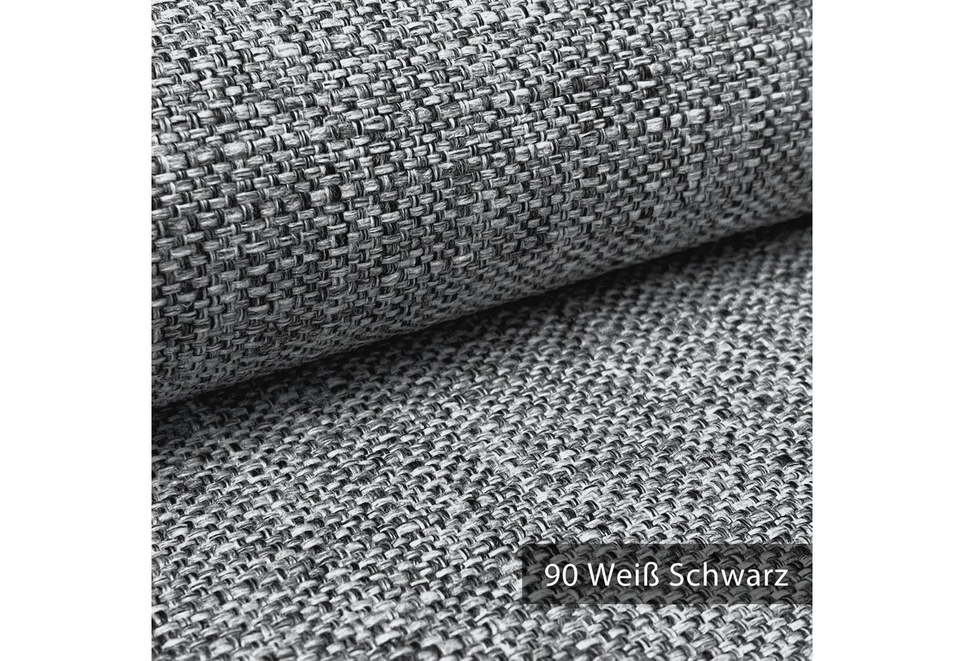 novely® Stoff MUDAU Grob gewebter Möbelstoff, Robust, Mélange, Handwebcharakter, Pflegeleicht, Meterware, 1lfm – Bild 2 von 5