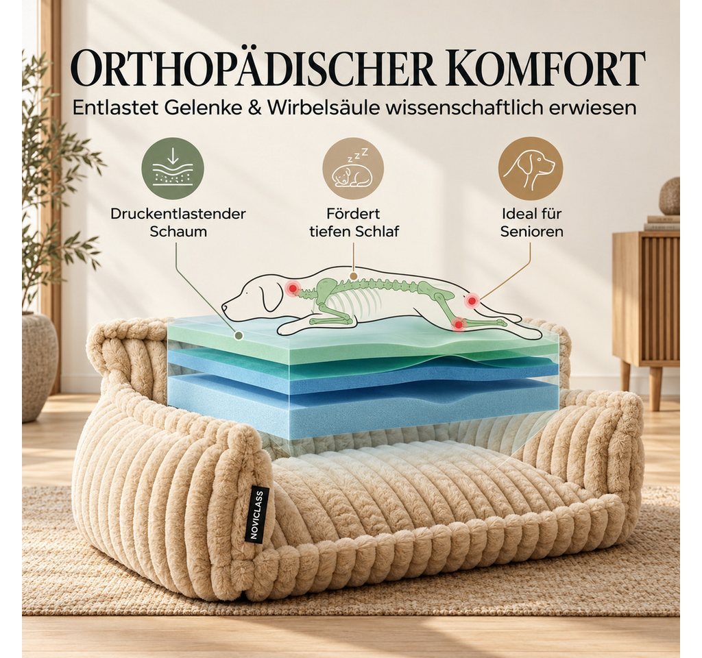 noviclass Hundebett Haustiersofa 'Chaffar' – Bild 3 von 5