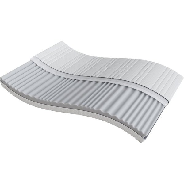 Kaltschaummatratze Rollmatratze, H3/H4 7-Zonen, Verwendung beider Seiten, Novilla, 12 cm hoch, hervorragende Atmungsaktivität, pflegeleichter Bezug