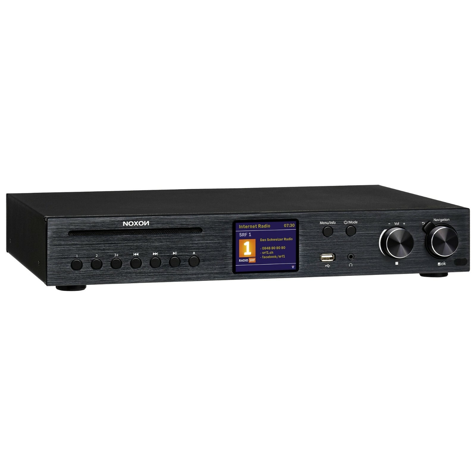 Noxon Hifi A580 All-In-One-HiFi System mit CD Player, DAB+/UKW & Spotify Connect